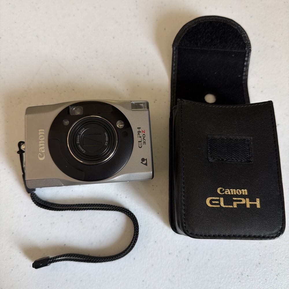 Canon ELPH 370z Camera Silver Point and Shoot Tested 23-69mm Zoom